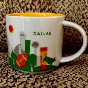 Starbucks You Are Here Collection Dallas mug.